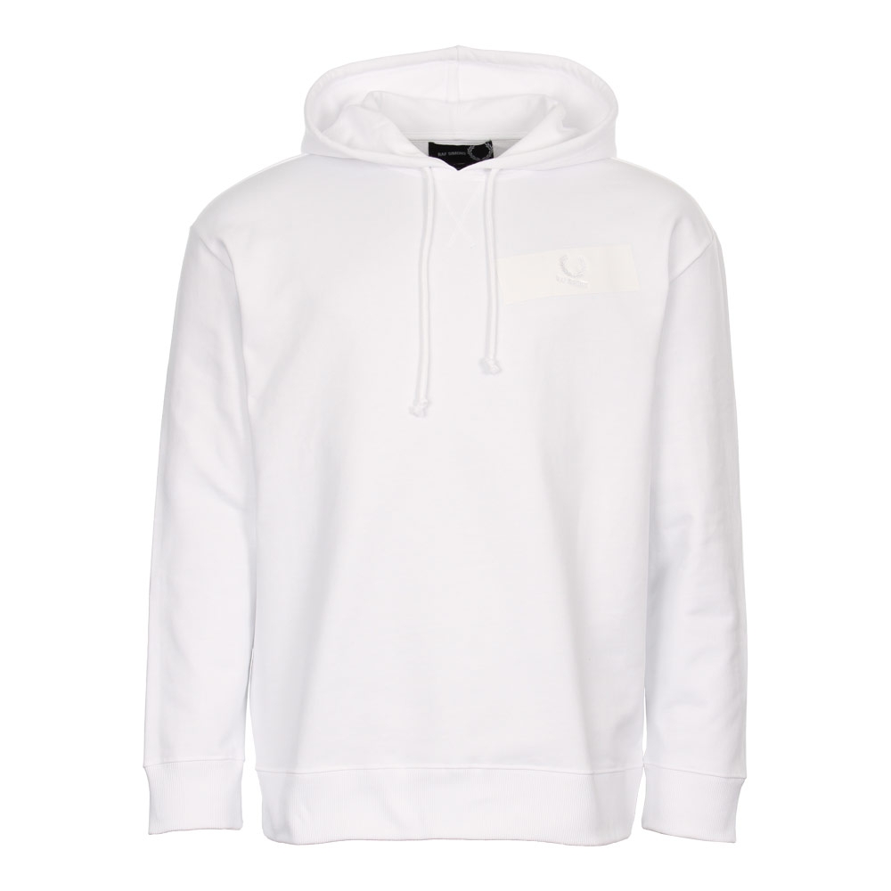 Tape Detail Hoodie - White Fred Perry