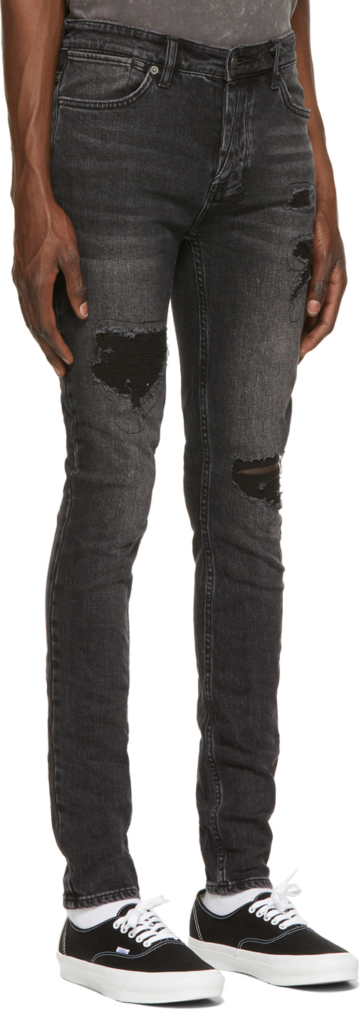 Ksubi Black Ripped Van Winkle Jeans Ksubi