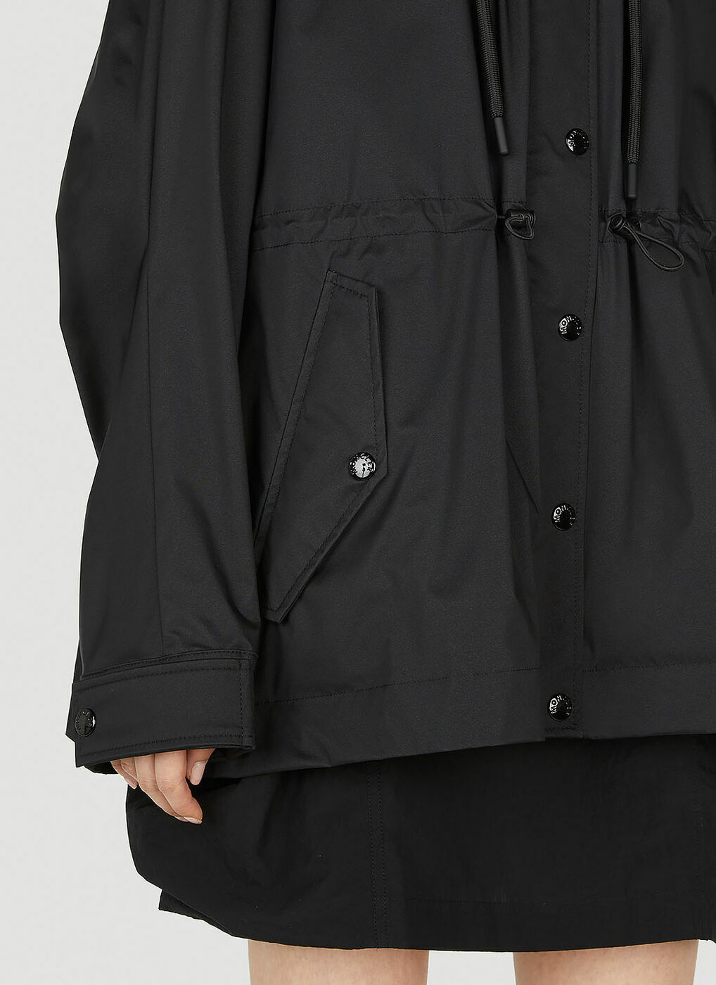 Moncler - Valiere Short Parka Jacket in Black Moncler