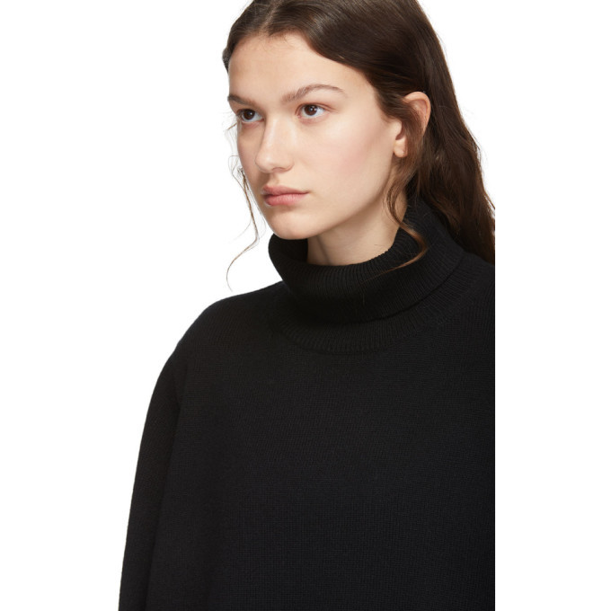 Toteme Black Merino Cambridge Turtleneck Toteme