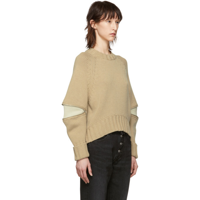 Alexander McQueen Tan Zip Sweater 