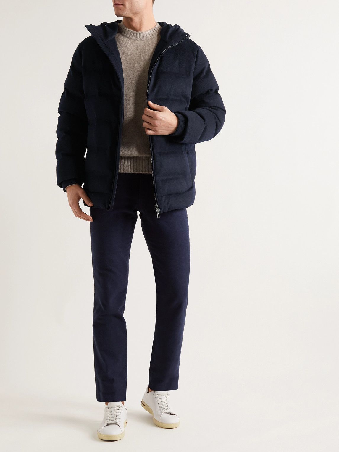 loro piana down coat