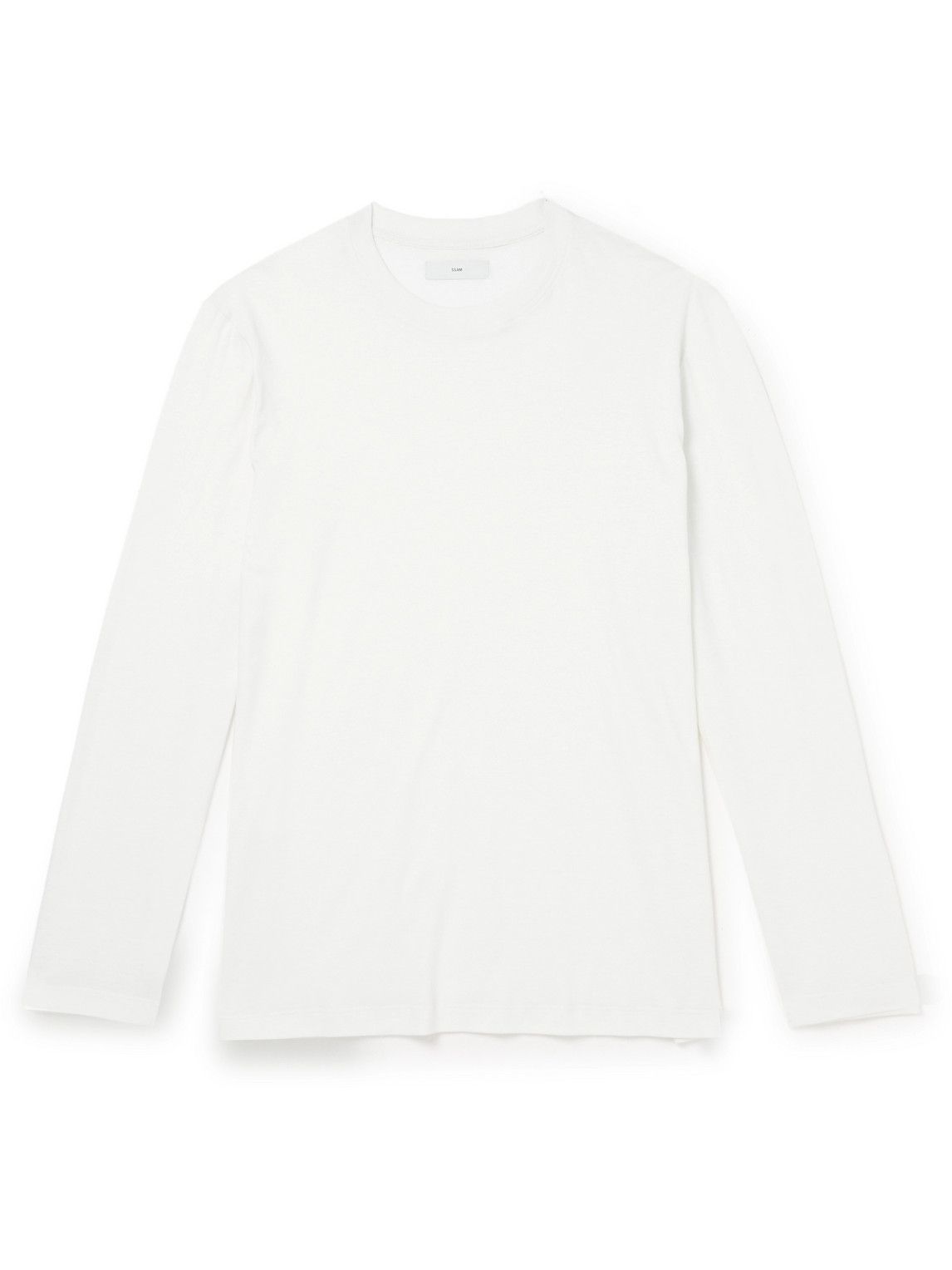 SSAM - Gab Cashmere and Cotton-Blend Jersey T-Shirt - White SSAM