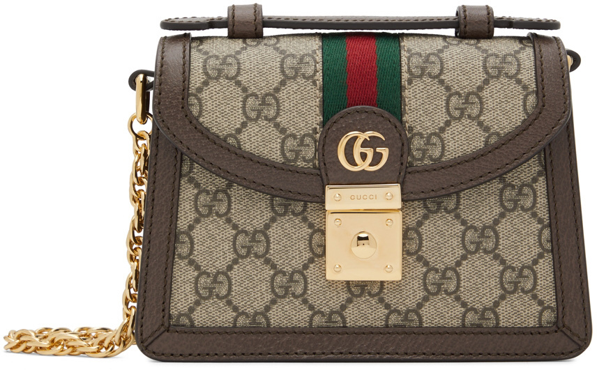 Gucci Beige Ophidia GG Top Handle Bag Gucci