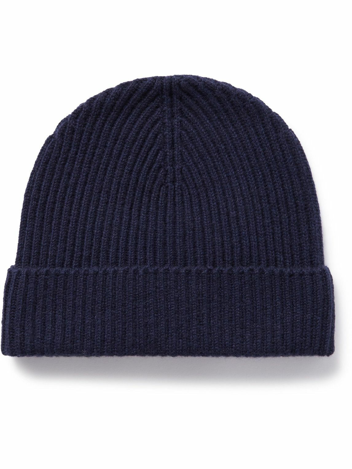 Johnstons of Elgin Ribbed Cashmere Beanie Johnstons of Elgin