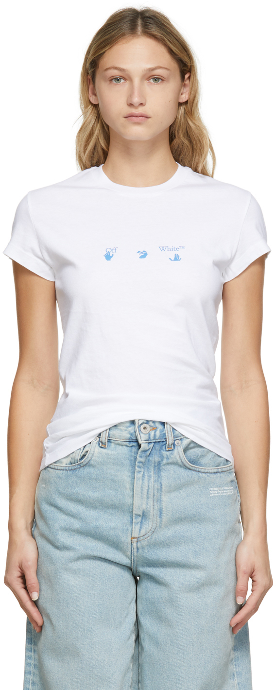 off white fitted tee