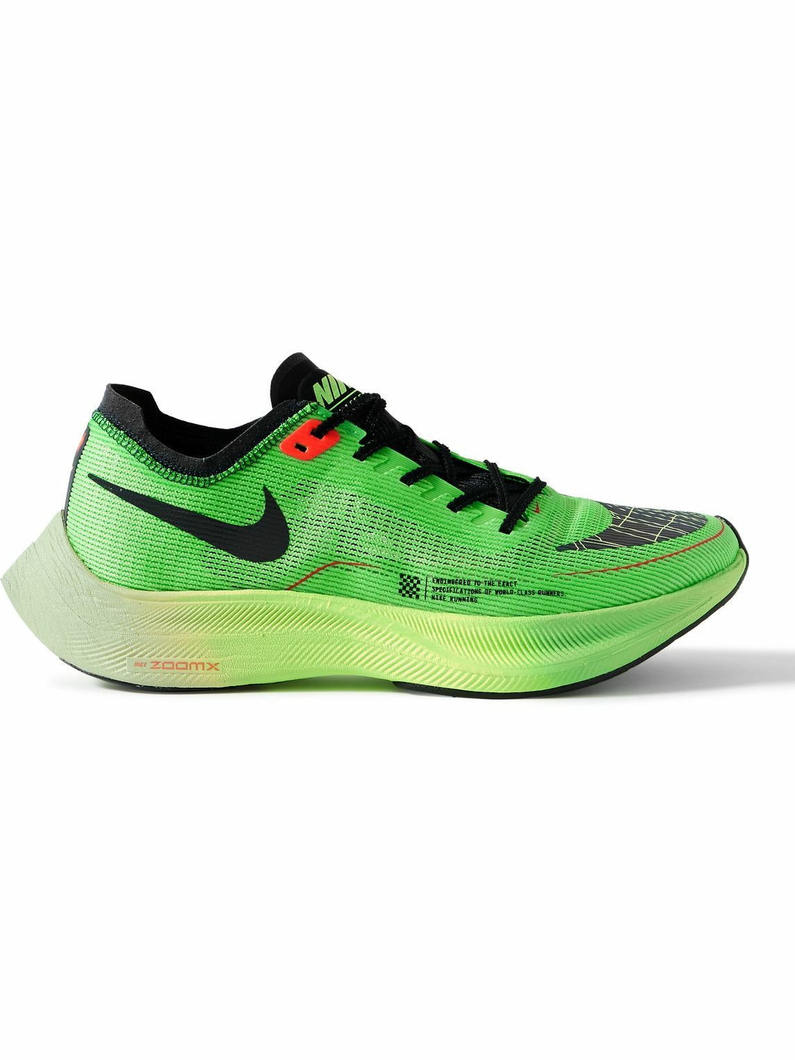 Nike Running ZoomX Vaporfly Next 2 Mesh Running Sneakers Green