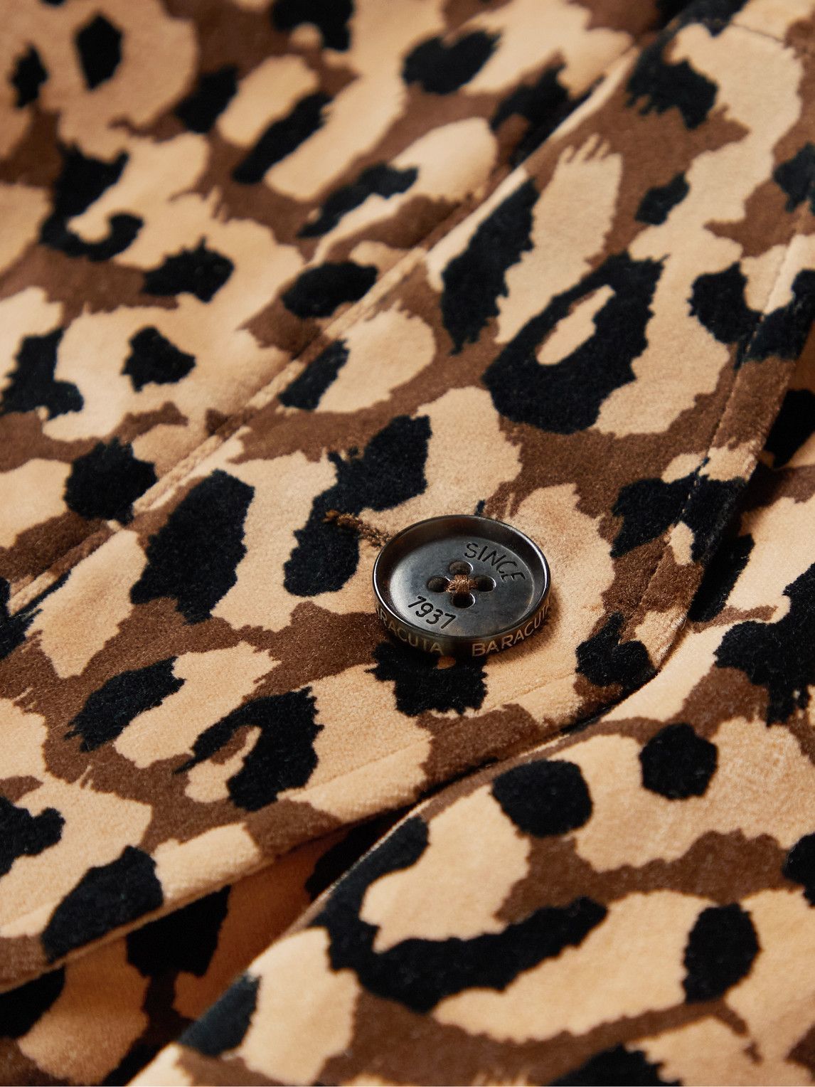 Baracuta - Wacko Maria Leopard-Print Brushed-Cotton Harrington Jacket ...