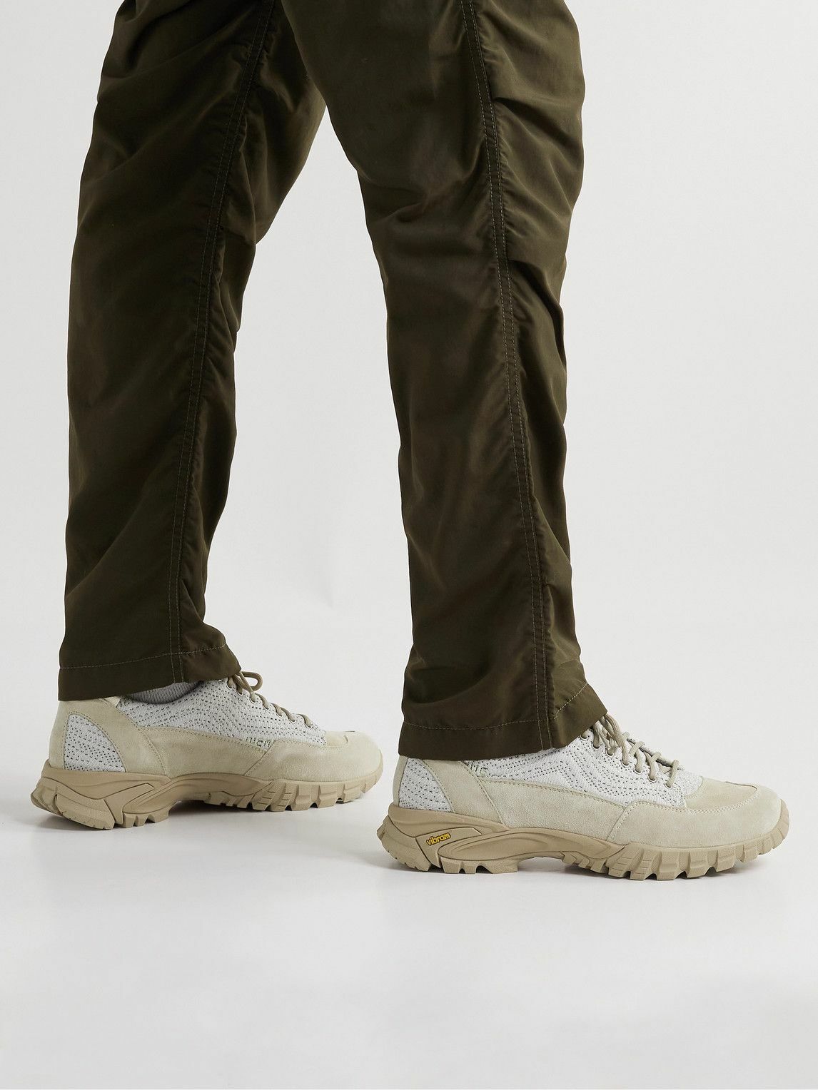 Diemme - Possagno Panelled Suede and BYBORRE® 3D™ Sneakers - White Diemme