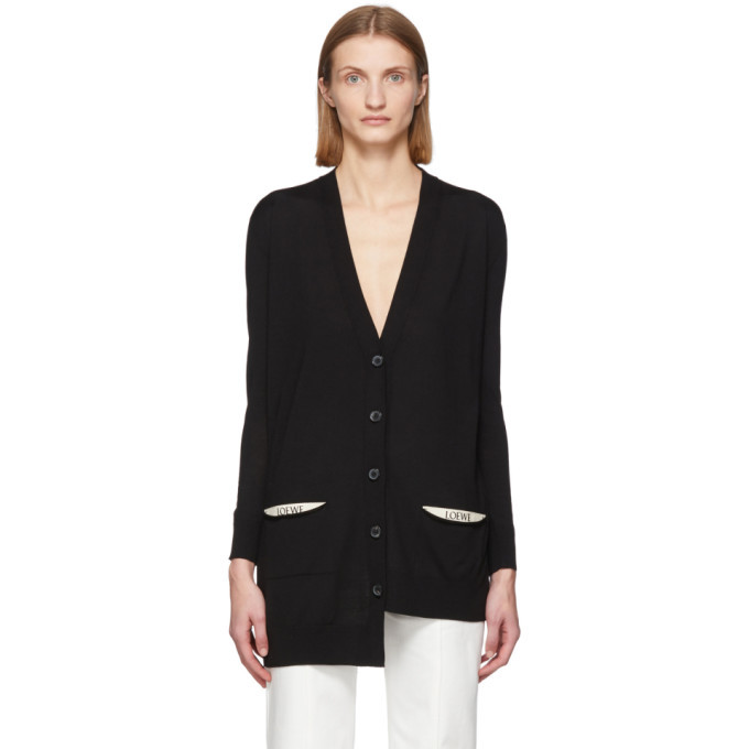 loewe asymmetric cardigan