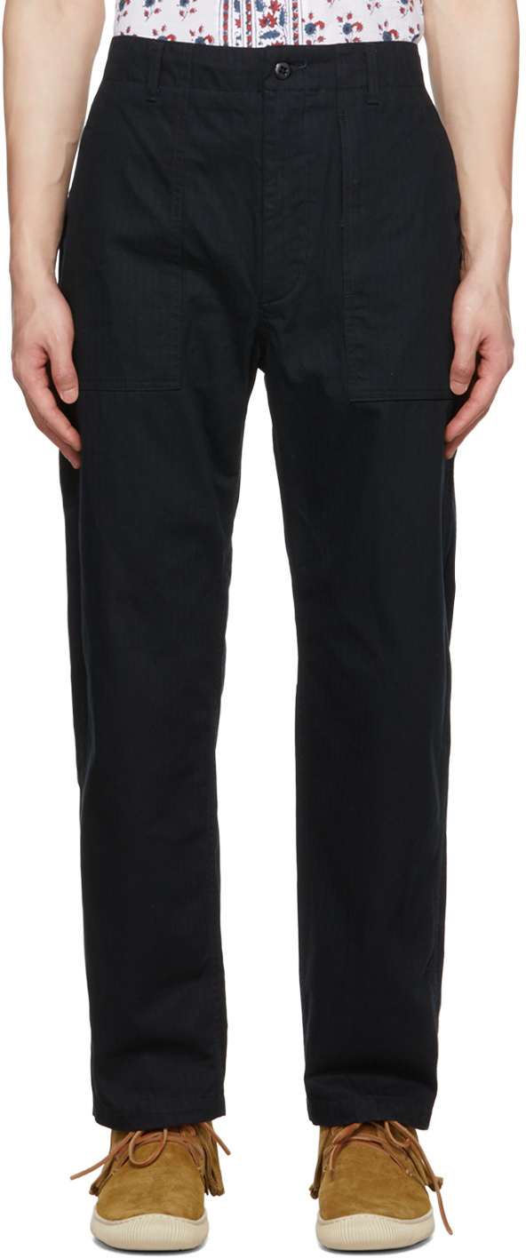 Engineered Garments Black Fatigue Trousers Engineered Garments