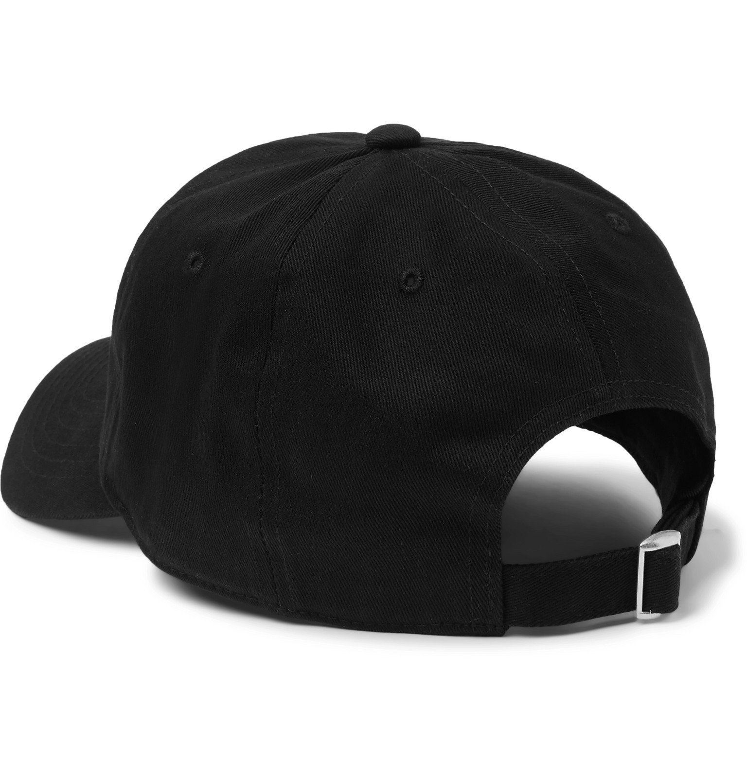 424 LogoEmbroidered CottonTwill Baseball Cap Black 424