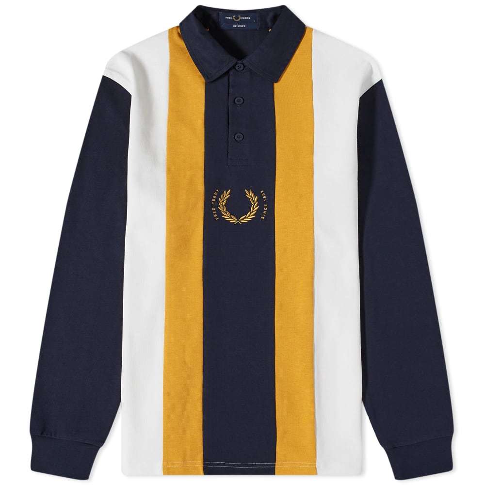 Fred Perry Long Sleeve Stripe Rugby Shirt Fred Perry 