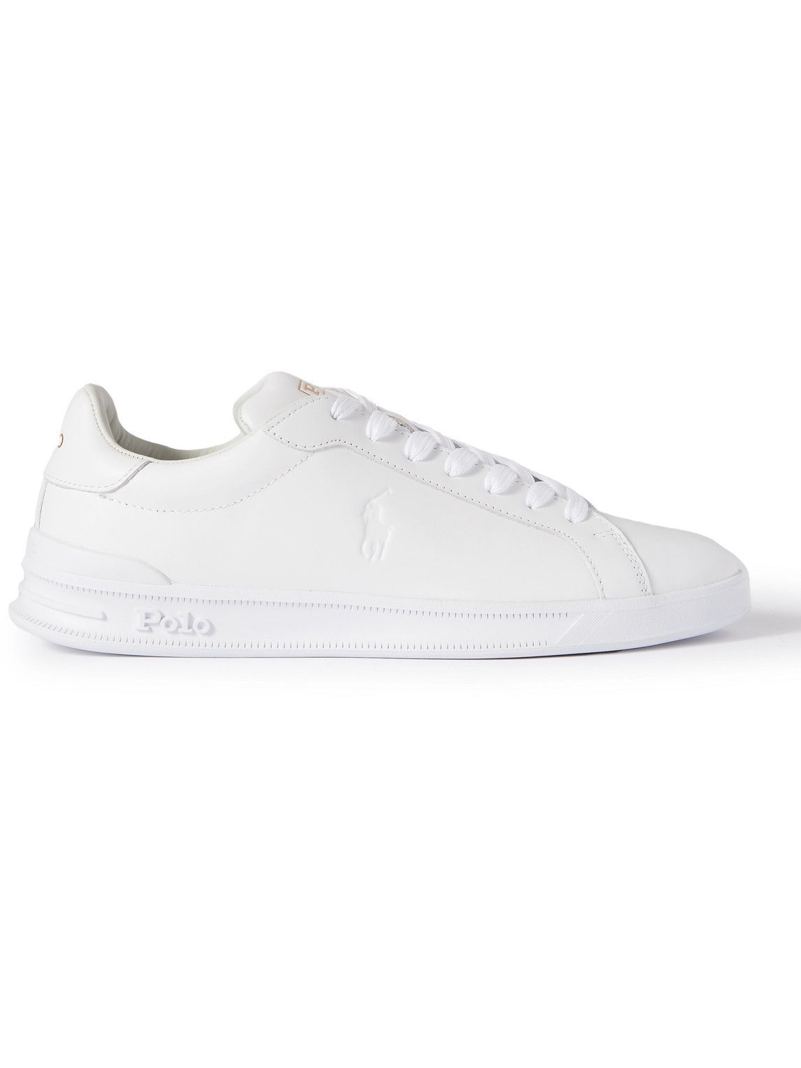 Photo: Polo Ralph Lauren - Heritage Court Leather Sneakers - White