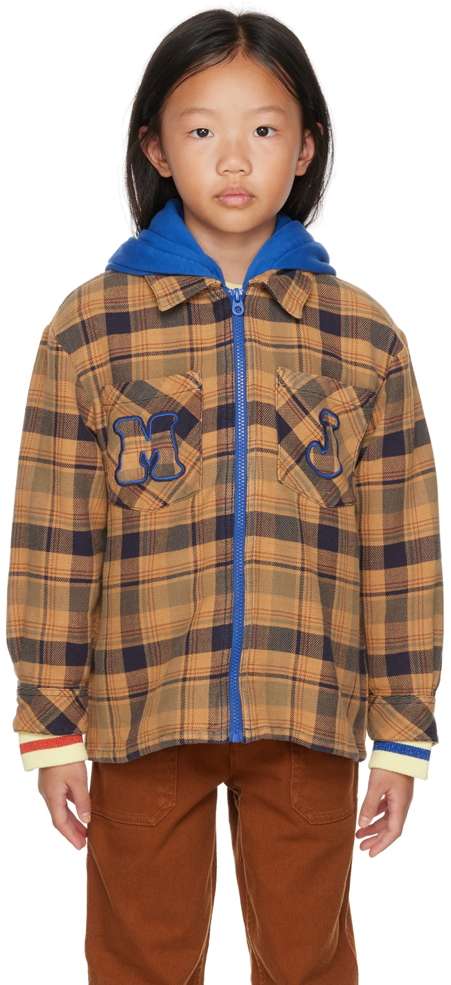 Marc Jacobs Kids Brown Check Hoodie Marc Jacobs