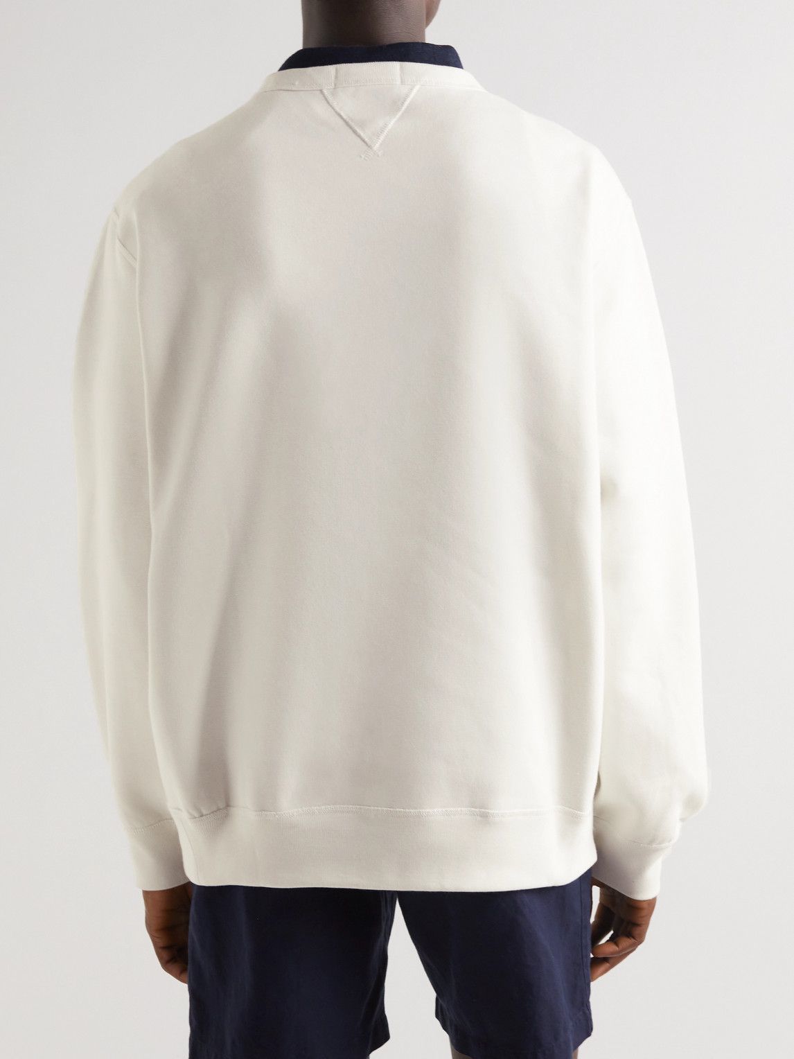 Polo Ralph Lauren - Chariots of Fire Cotton-Blend Jersey Sweatshirt - Neutrals