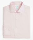 Brooks Brothers Men's Stretch Milano Slim-Fit Dress Shirt, Non-Iron Twill English Collar | Pink