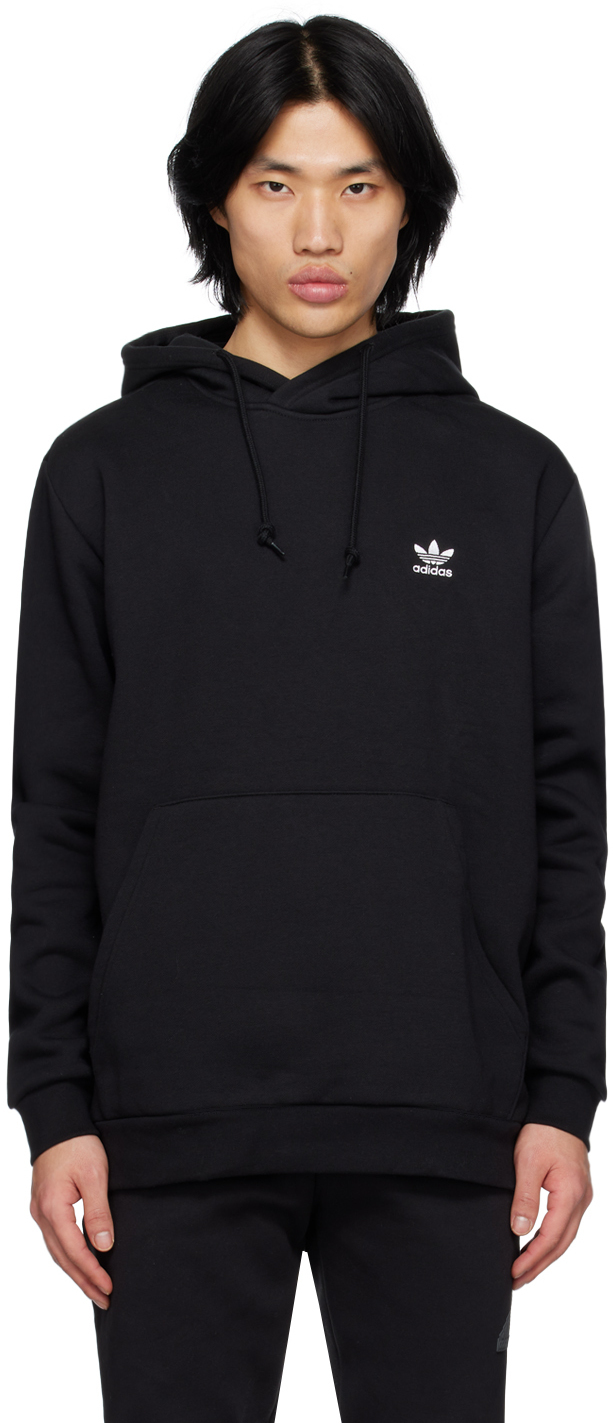 adidas Originals Black Trefoil Essentials Hoodie adidas Originals