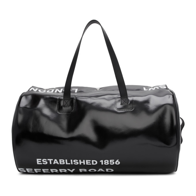 Burberry Black Graphic Kennedy Duffle Bag Burberry