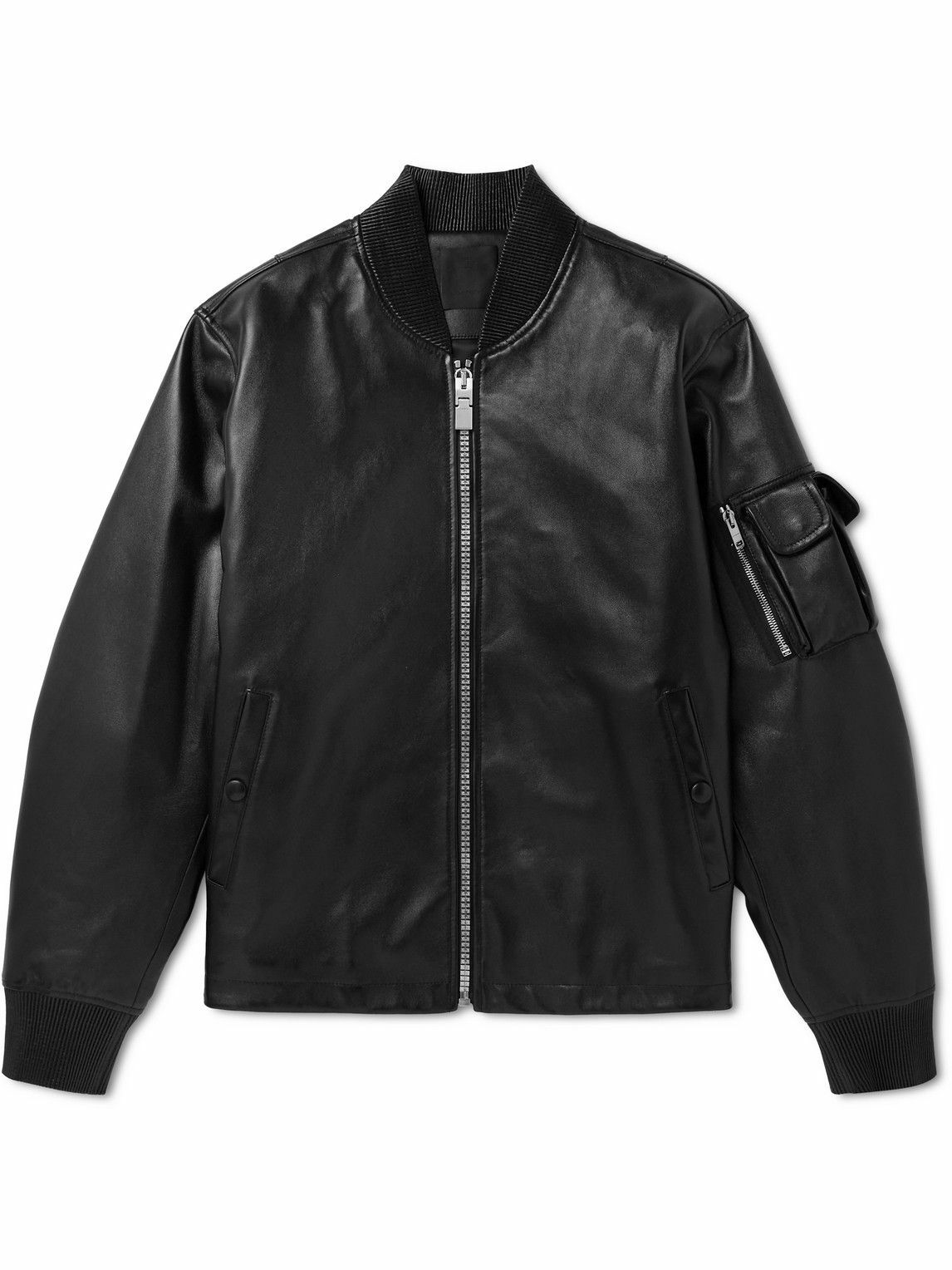 Givenchy - Leather Bomber Jacket - Black Givenchy