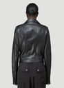 Lukes Stooges Leather Jacket in Black