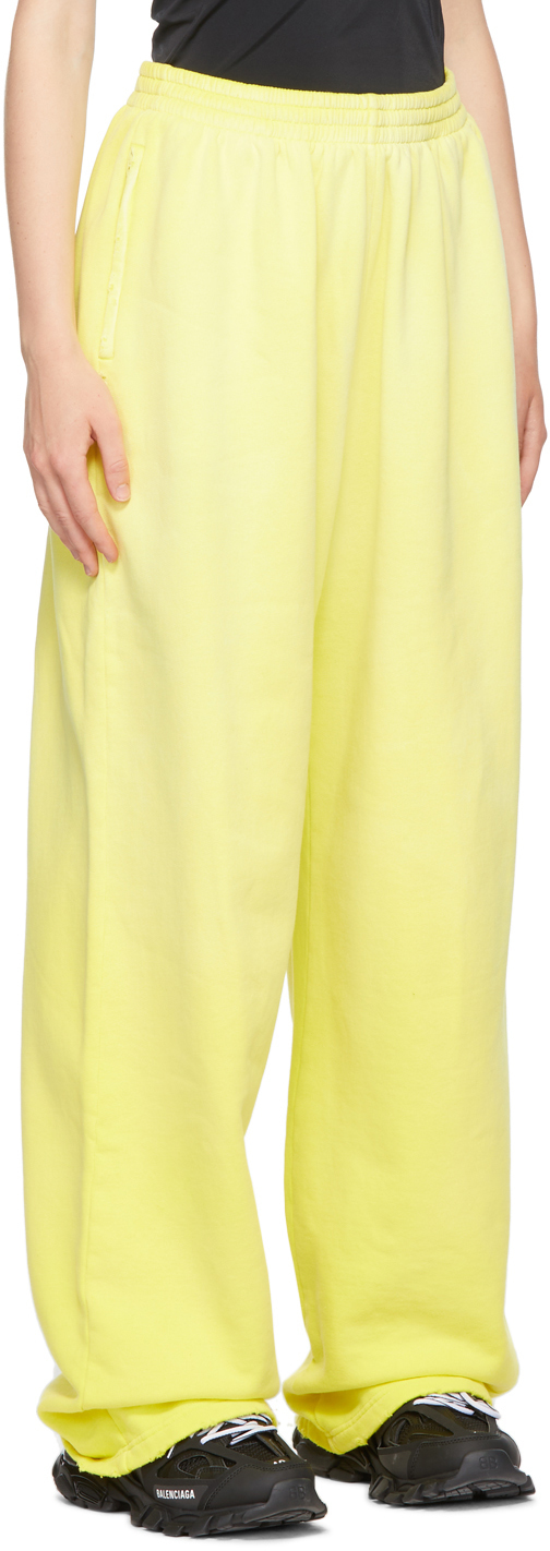 balenciaga pants yellow