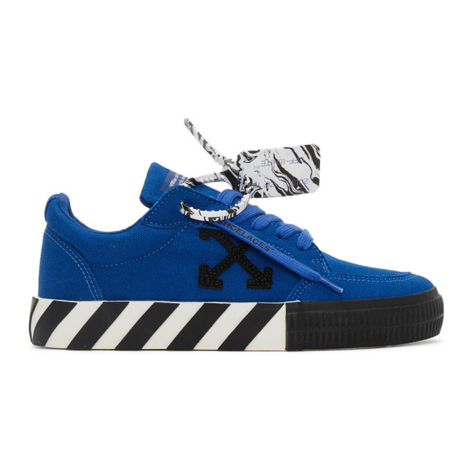 off white blue sneakers