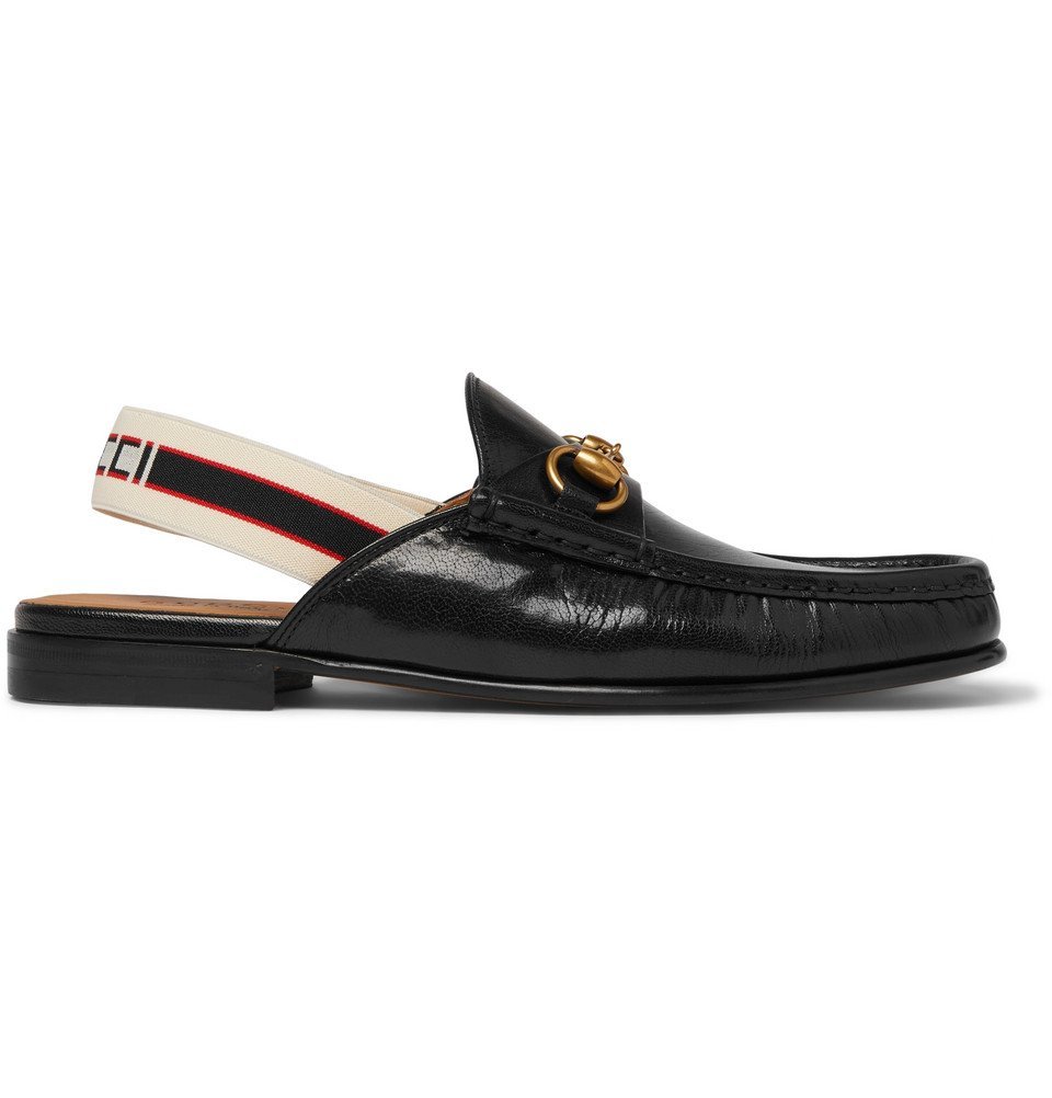 mens gucci backless loafers