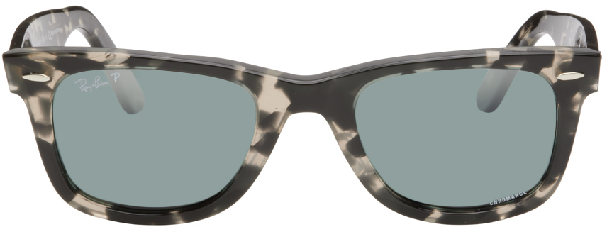 Ray-Ban Gray Wayfarer Chromance Sunglasses Ray Ban