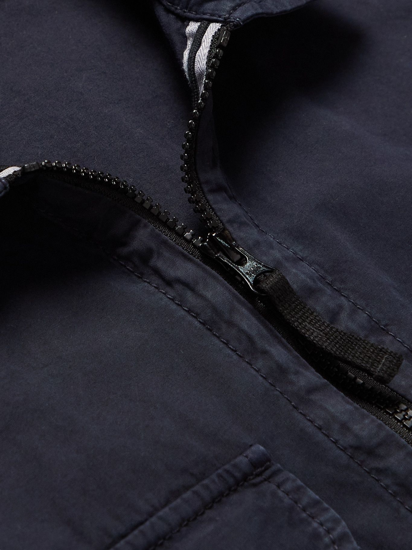 Logo-Appliquéd Garment-Dyed Cotton 