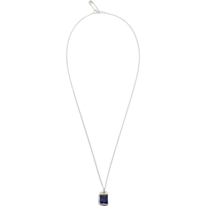 Blue Rose Pendant Necklace Bleue Burnham