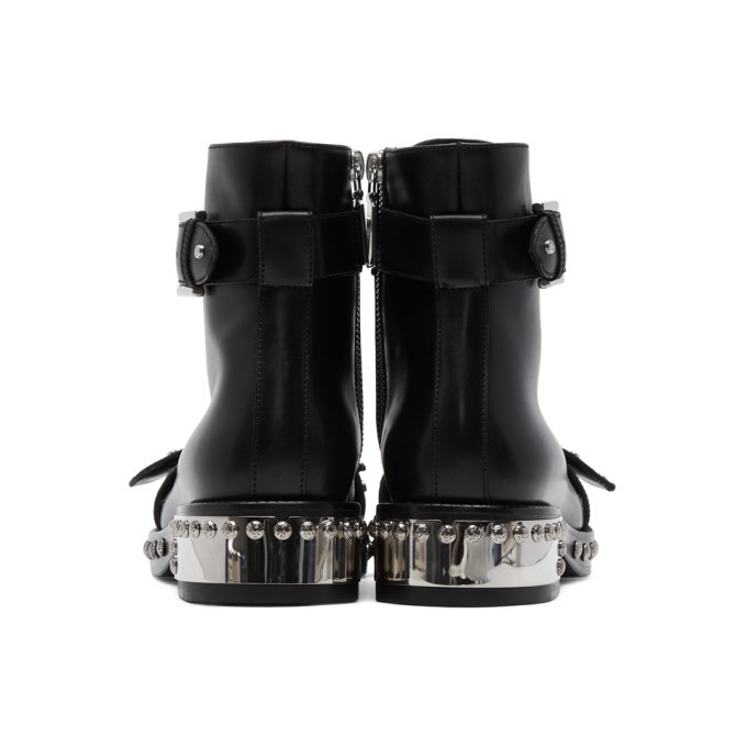 alexander mcqueen hobnail ankle boots