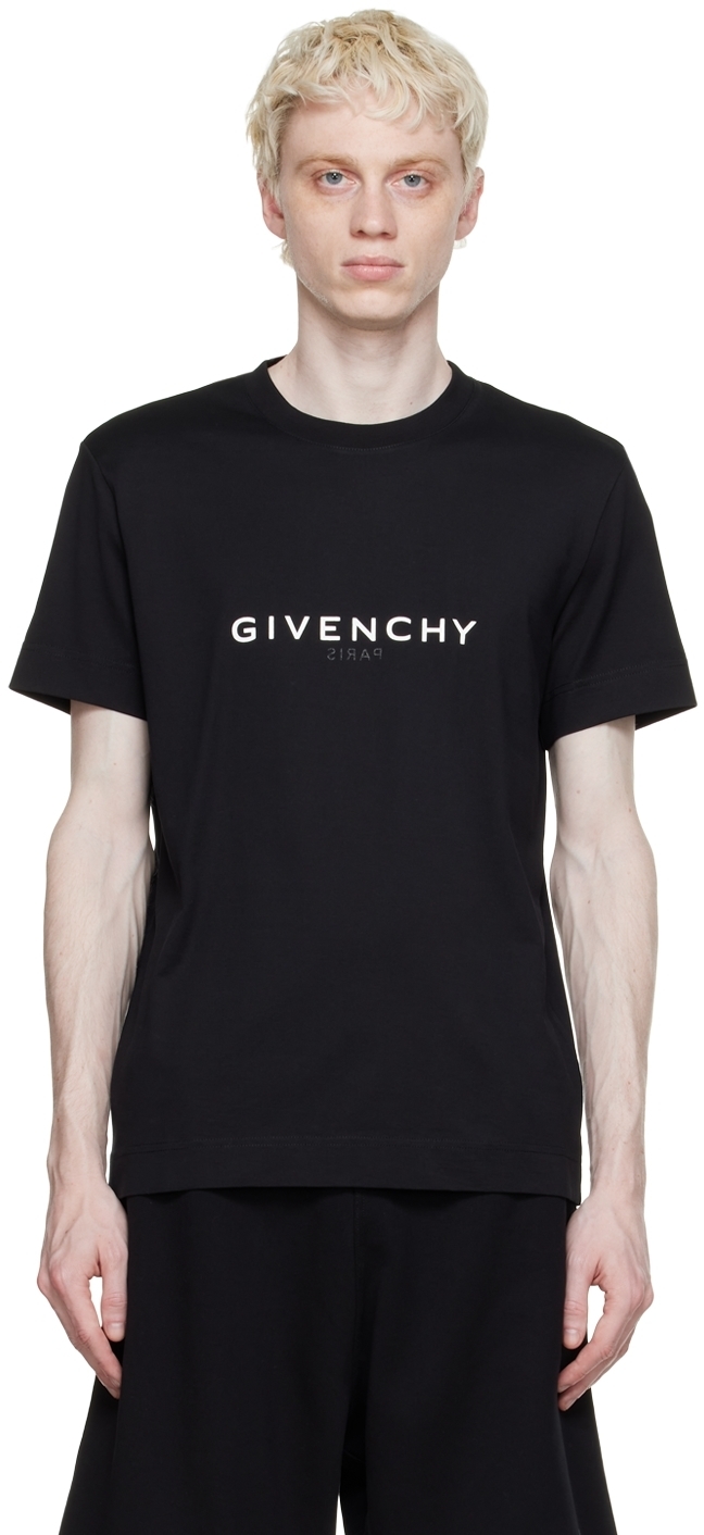 Photo: Givenchy Black Cotton Reversible T-Shirt