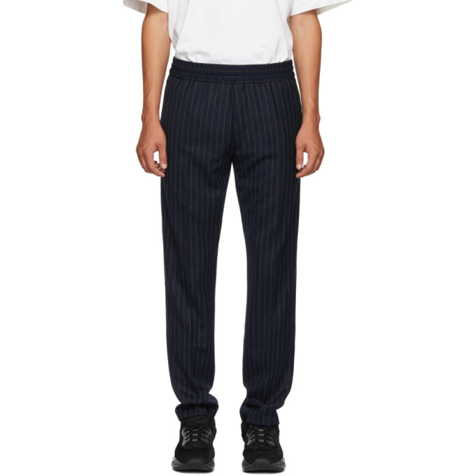 Green Striped Ryder Trousers Acne Studios