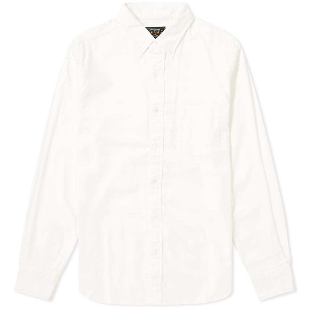 Photo: Beams Plus Button Down Flannel Shirt White