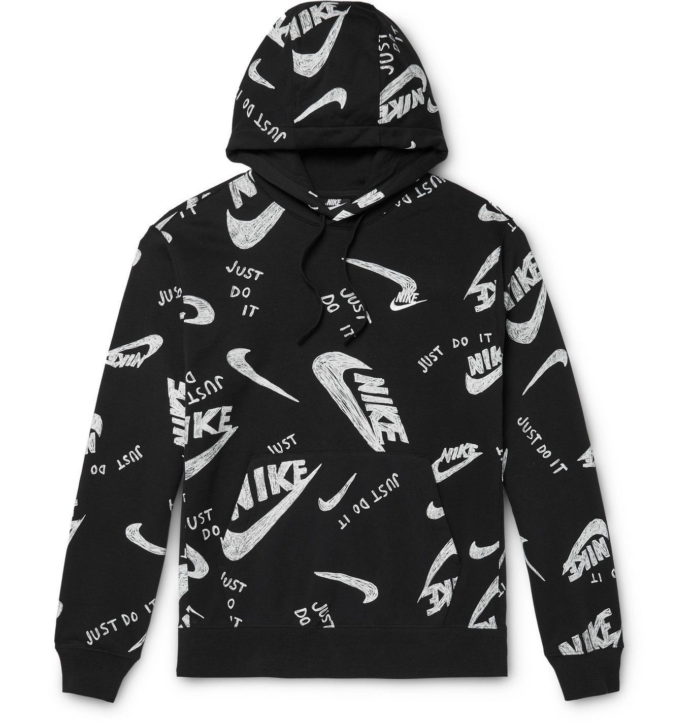 nike hoodie with logo on back