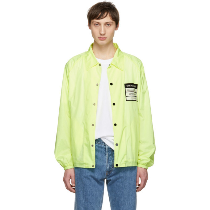 coach jacket yellow