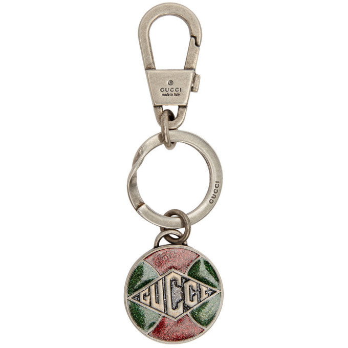 Gucci Silver Logo Keychain Gucci