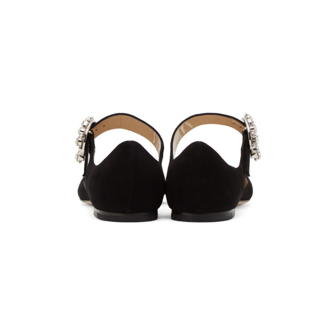 Jimmy Choo Black Gin Mary-Jane Flats Jimmy Choo