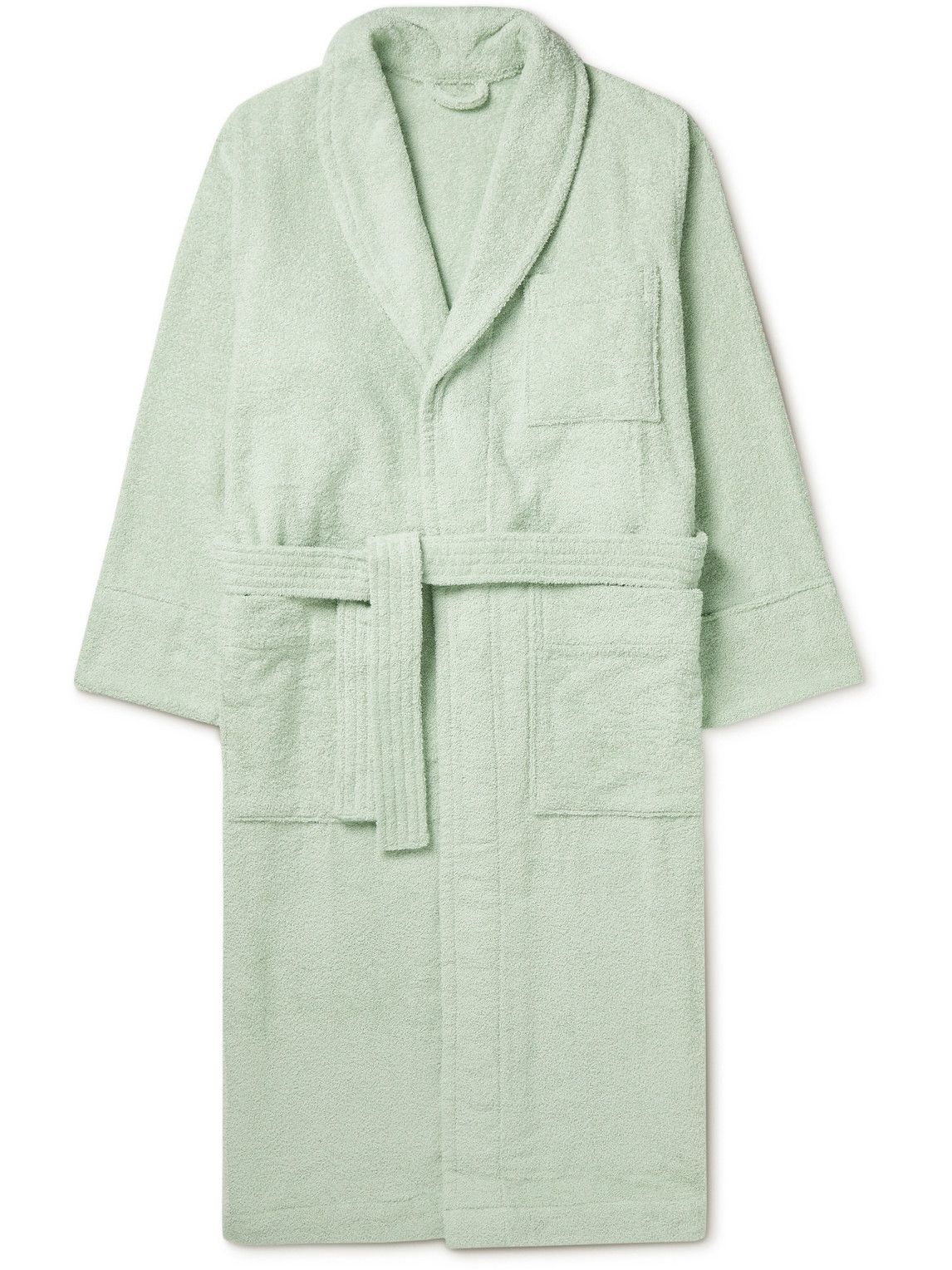 TEKLA Organic CottonTerry Robe Green Tekla Fabrics