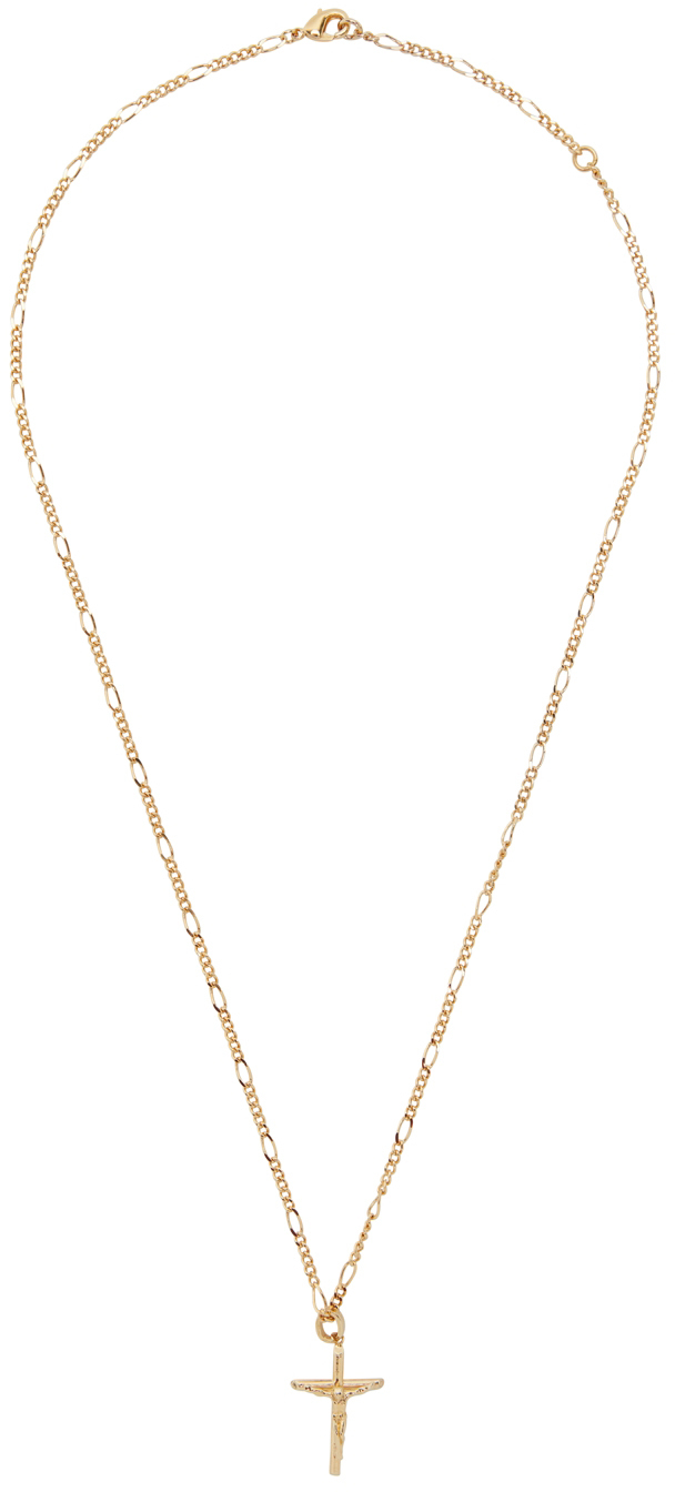 Dolce & Gabbana Gold Cross Pendant Necklace Dolce & Gabbana