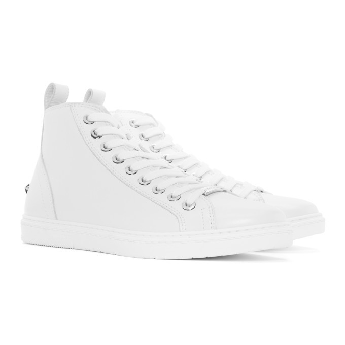 Jimmy Choo White Colt Sneakers Jimmy Choo