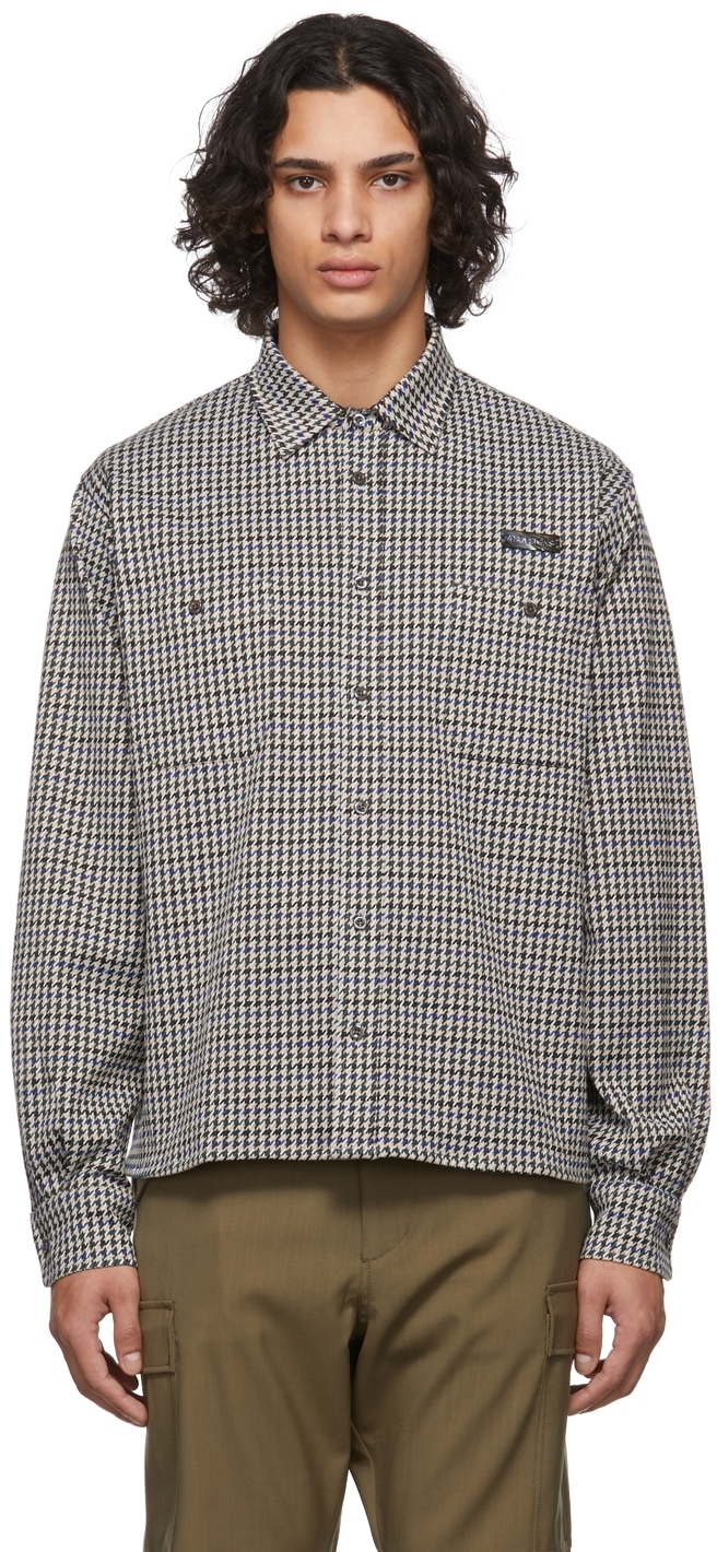 Photo: 4SDESIGNS Multicolor Houndstooth Work Shirt