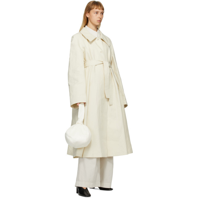 lemaire linen trench coat