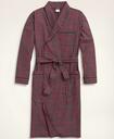 Brooks Brothers Men's Cotton Broadcloth Tartan Robe | Red