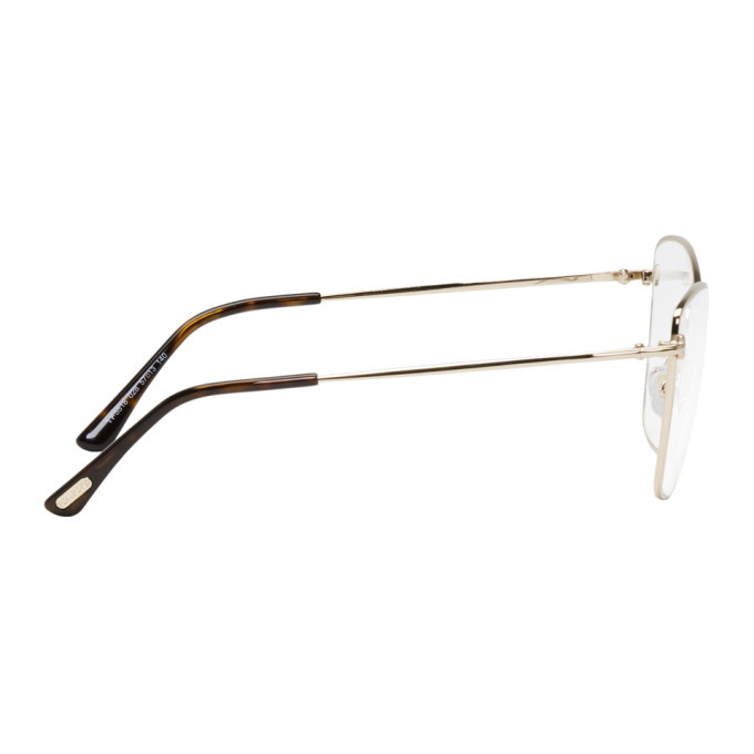 Tom Ford Rose Gold Cross Bridge Glasses TOM FORD