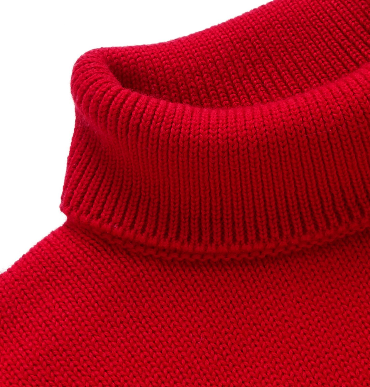 Connolly - Goodwood Merino Wool Rollneck Sweater - Red Connolly