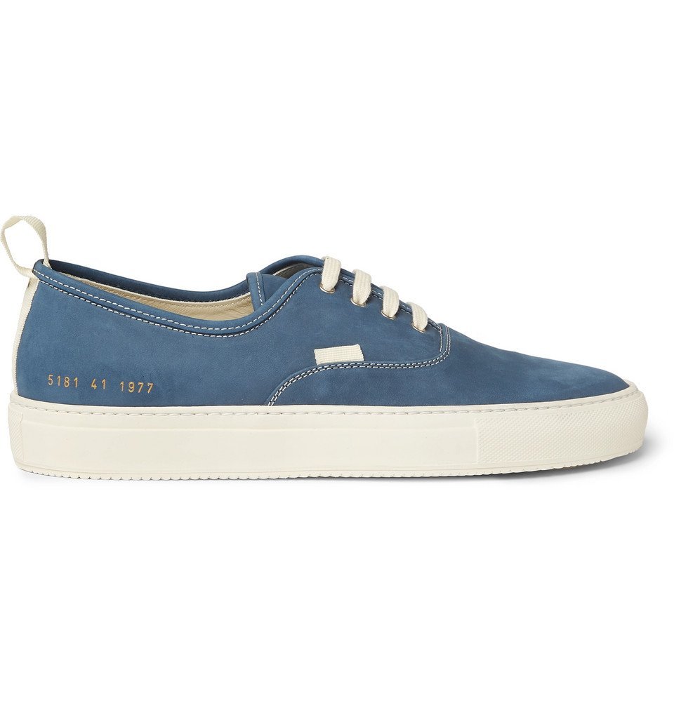 common projects tournament four hole nubuck sneakers