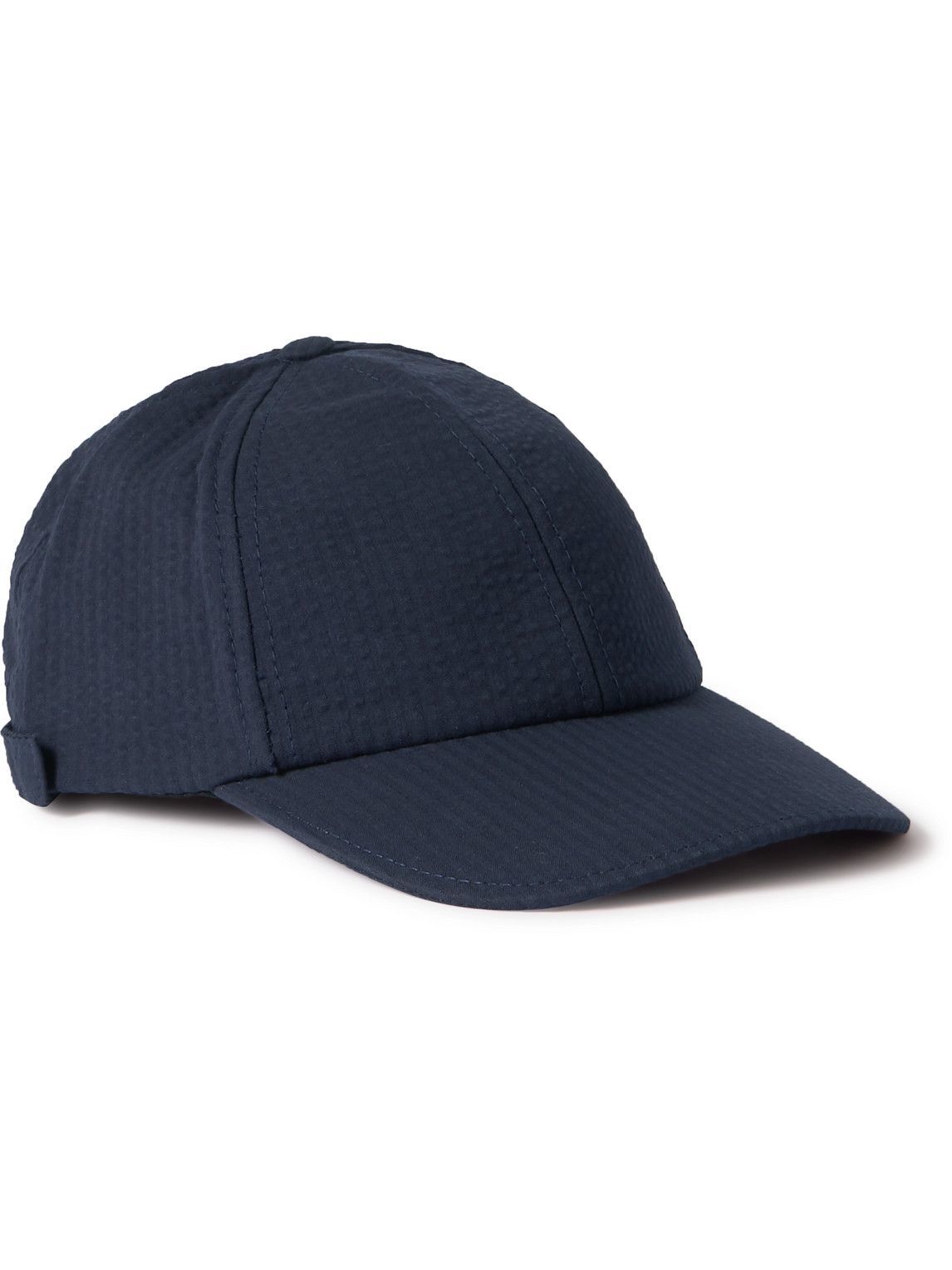 Cotton-Seersucker Baseball Cap Officine 