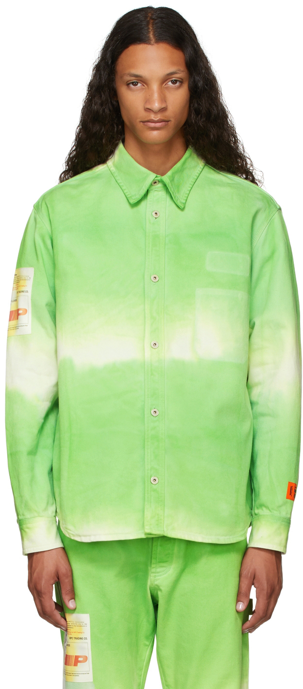 Heron Preston Green Label Tie-Dye Shirt 
